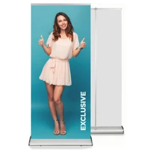 Stříbrný Roll up banner EXCLUSIVE 200x85 cm Nejlepší Cena