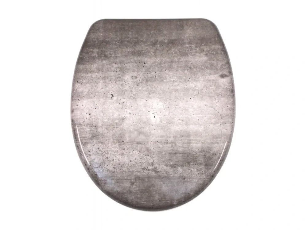 WC sedátko Schütte INDUSTRY GREY | Duroplast, Soft Close Akční Cena