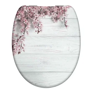 Pouze Dnes WC sedátko Schütte FLOWERS&WOOD | Duroplast, Soft Close
