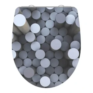WC sedátko Schütte ROUND DIPS | Duroplast HG, Soft Close Sleva