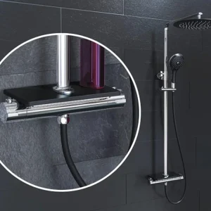 Sprchový set Schütte Grande Vita černá / chrom Ověřený