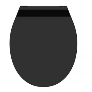 Akce WC sedátko Schütte SLIM BLACK| Duroplast, Soft Close