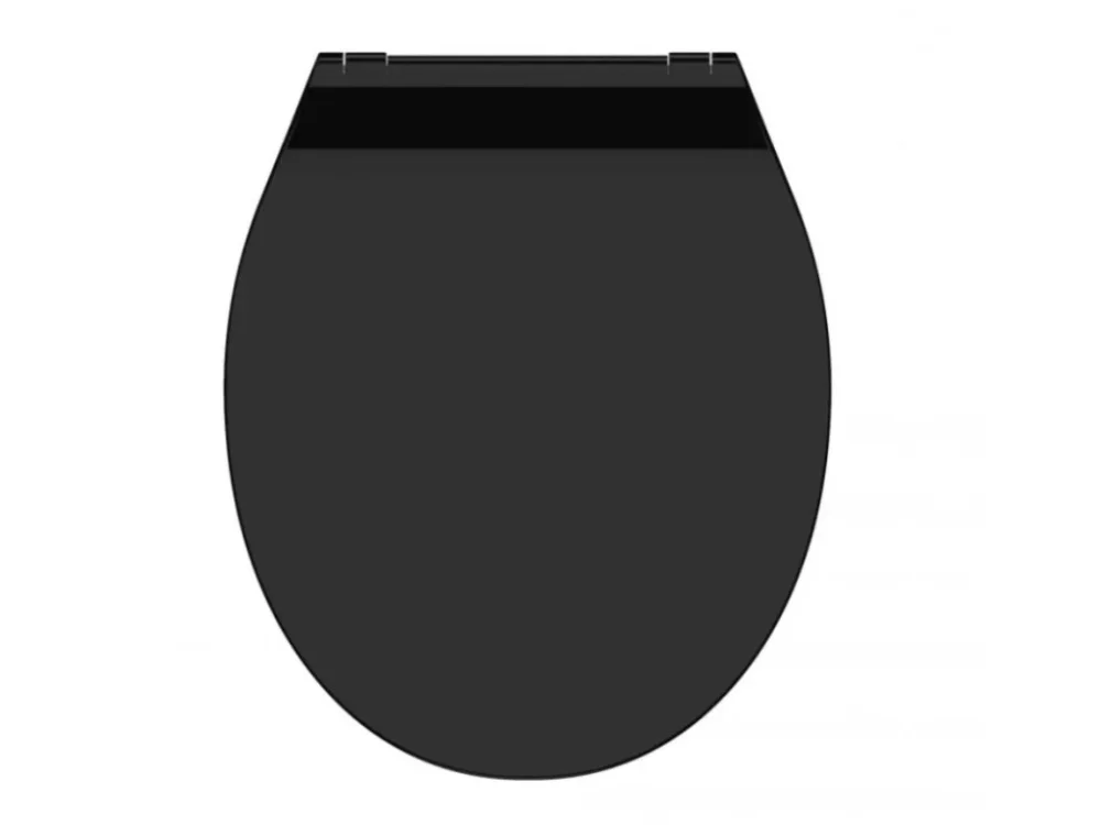 Akce WC sedátko Schütte SLIM BLACK| Duroplast, Soft Close