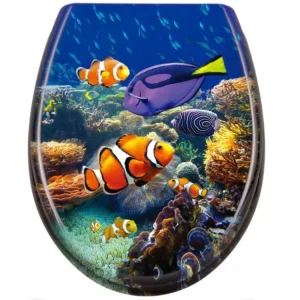 WC sedátko Schütte SEA LIFE | Duroplast, Soft Close Sleva