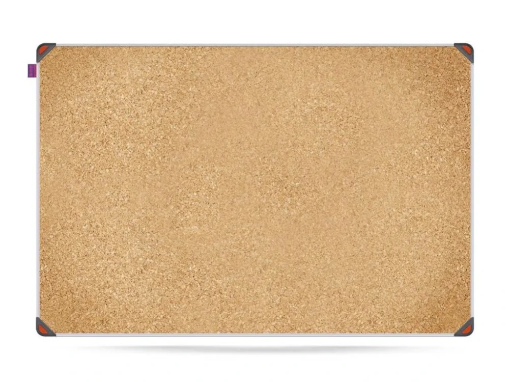 Korková tabule MEMOBE IDEA, 90x60cm, hlinikový rám Výprodej