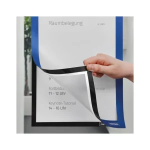 Samolepící magnetický rámeček Magnetoplan Magnetofix A4 modrý (2ks) Rychlé Dodání