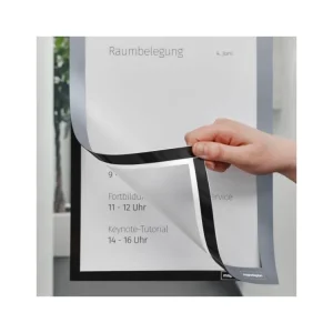 Samolepící magnetický rámeček Magnetoplan Magnetofix A4 šedý (2ks) Omezená Nabídka