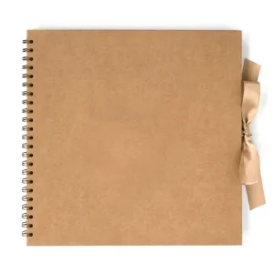 Album kroužkové se stuhou, kraft 30,5x30,5cm, 35 listů Dokud Zásoby Vydrží