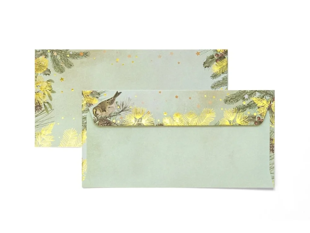 Akční Nabídka Galeria Papieru obálky DL Zlaté Vánoce 120g, 10ks
