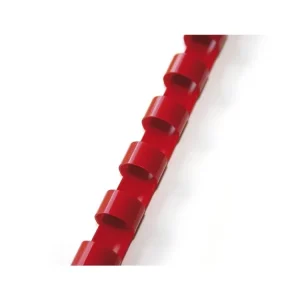 Výprodej plastový hřbet 25mm červená 50ks