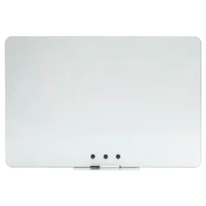 Bílá bezrámová magnetická tabule Qboard 200 x 97 cm Akční Nabídka