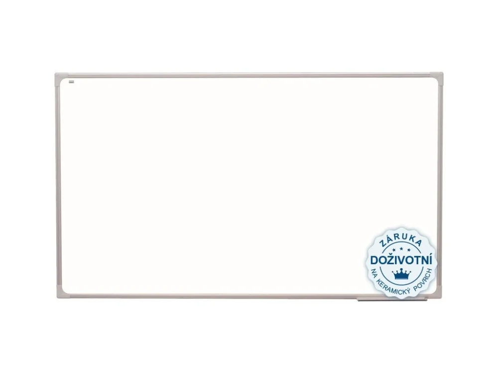 Vysoce Kvalitní Magnetická tabule Ceramic Premium- keramický povrch, hliníkový rám 400x120 cm rám GTO