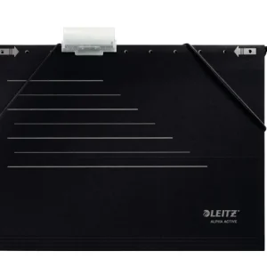 Závěsné desky LEITZ Alpha Active, černé Speciální Cena