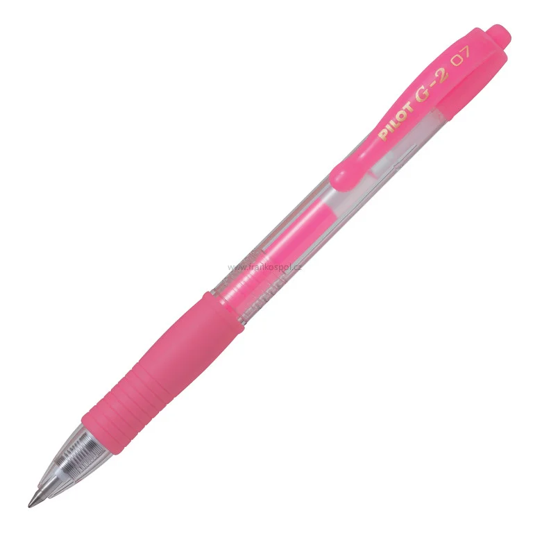 Akce Gelové pero PILOT G2 Neon, 0,7, růžové