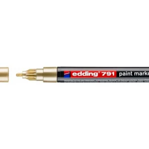 Značkový Lakový popisovač EDDING 791, 1-2 mm, zlatý