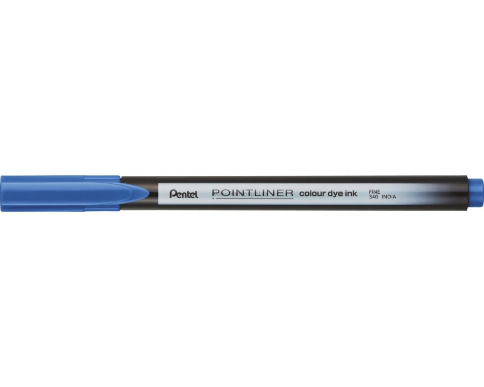 Značkový Liner PENTEL Pointliner S40, 0,4 mm, ledově modrý