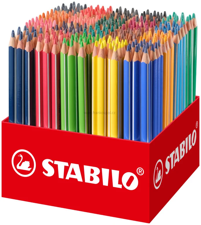 Pastelky STABILO Trio thick, školní set 300 ks Autentický