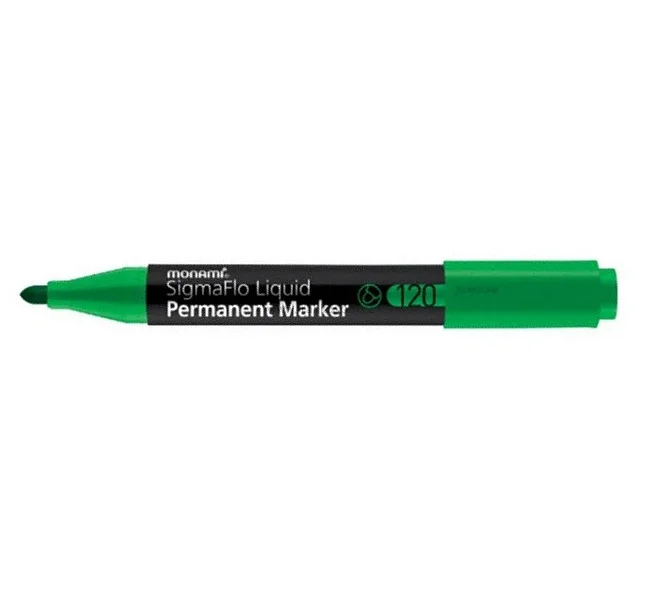 Must-Have Permanentní popisovač MONAMI 120 SigmaFlo Liquid, zelený