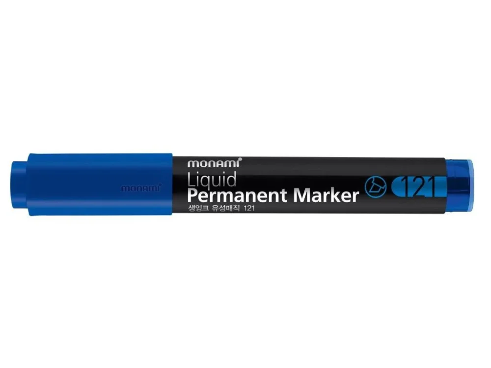Vrácení Zdarma Permanentní popisovač MONAMI 121 SigmaFlo Liquid, modrý