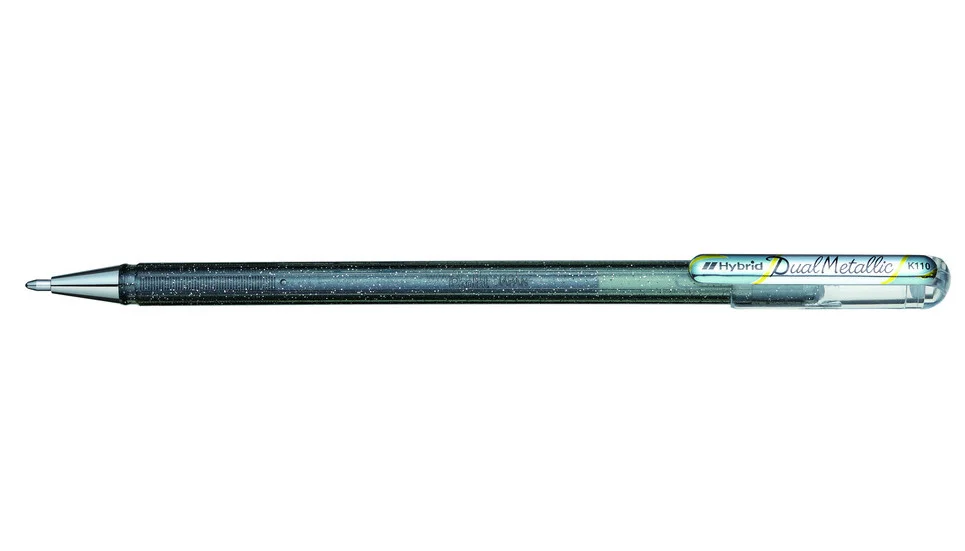 Pero gel PENTEL K110 1mm, střibrné Vysoce Kvalitní
