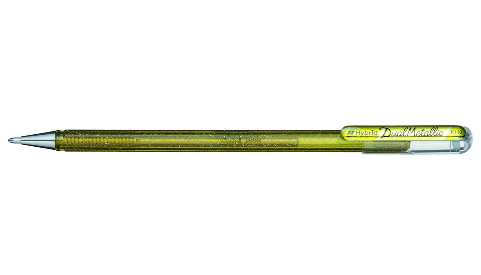 Pero gel PENTEL K110 1mm, zlaté Levný