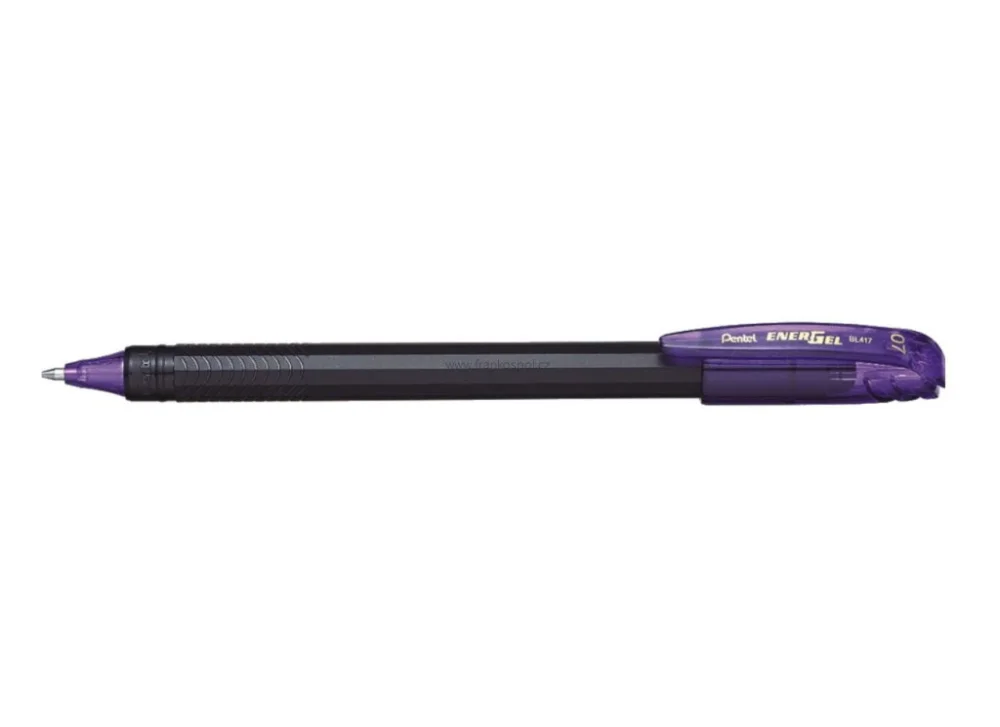 Pero gelové PENTEL EnerGel BL417, fialové Oblíbený