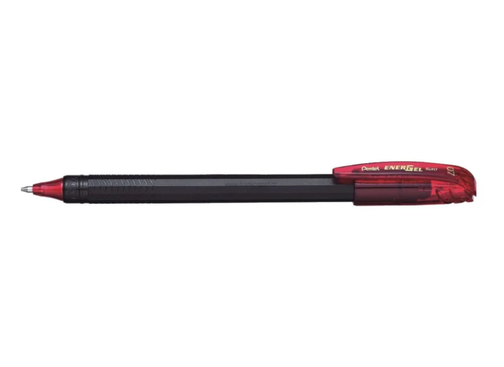 Pero gelové PENTEL EnerGel BL417, červené Hit Sezóny