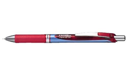 Výprodej Pero gelové PENTEL EnerGel BLN75, červené
