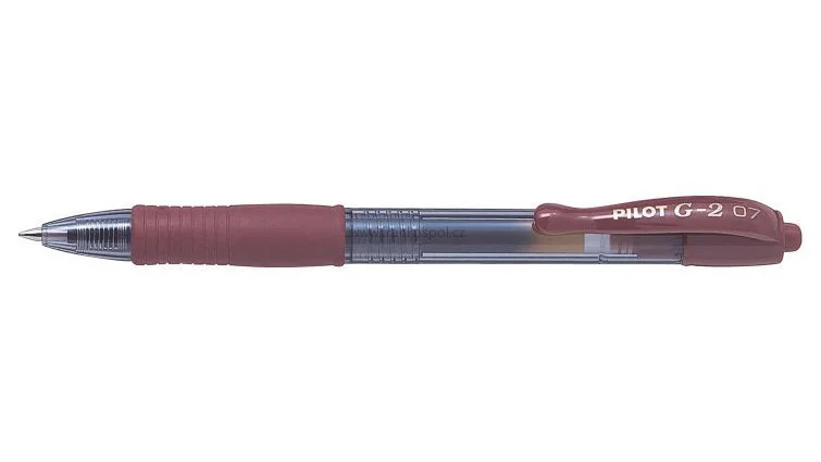 Omezená Nabídka Pero gelové PILOT 2605 BL-G2-7 roller, hnědé