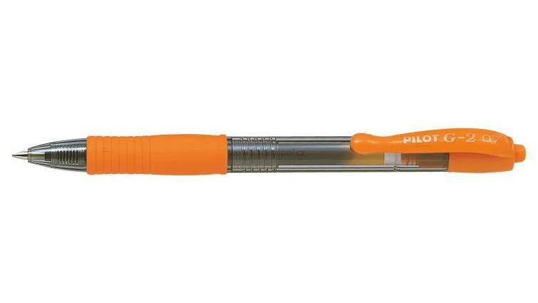 Pero gelové PILOT 2605 BL-G2-7 roller, oranžové Nakupujte Hned