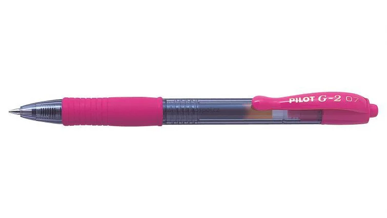 Pero gelové PILOT 2605 BL-G2-7 roller, růžové Dokud Zásoby Vydrží