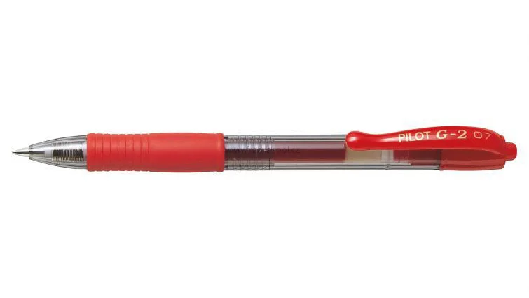 Pero gelové PILOT 2605 BL-G2-7 roller, červené Expresní Doručení