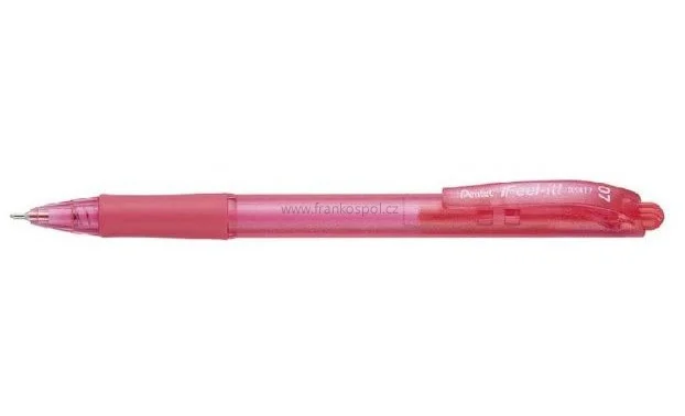 Cenová Bomba Pero kuličkové 0,7 mm Pentel BX417, růžové