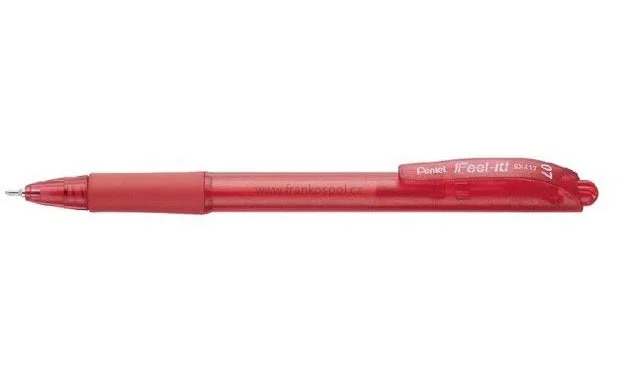 Oblíbený Pero kuličkové 0,7 mm Pentel BX417, červené