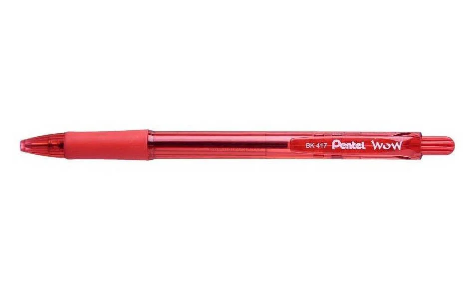 Akční Nabídka Pero kuličkové PENTEL BK417, červené