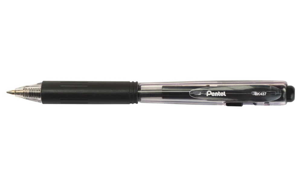 Pero kuličkové PENTEL BK437, černé Finální Výprodej