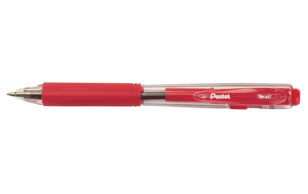 Poslední Šance Pero kuličkové PENTEL BK437, červená