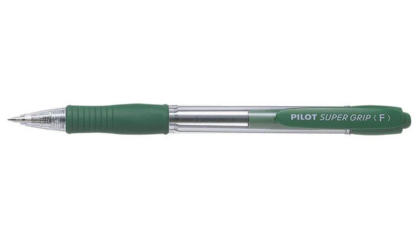 Oblíbený Pero kuličkové PILOT 2028 SUPER GRIP, zelené