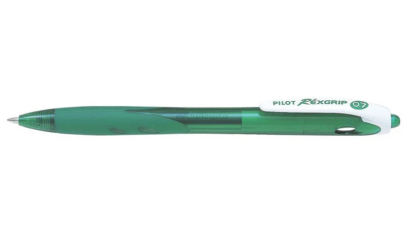 Pero kuličkové PILOT 2905 RéxGrip BeGreen, zelené Nová Kolekce