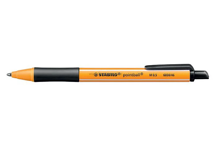 Pero kuličkové STABILO® pointball®, černé Levný