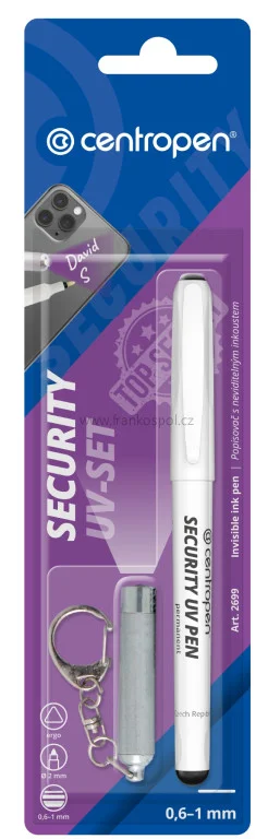 Popisovač CENTROPEN 2699 Security UV SET Víkendová Akce
