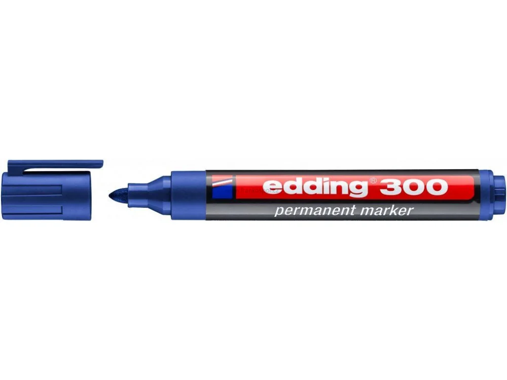 Popisovač EDDING 300, permanentní, modrý Horká Nabídka