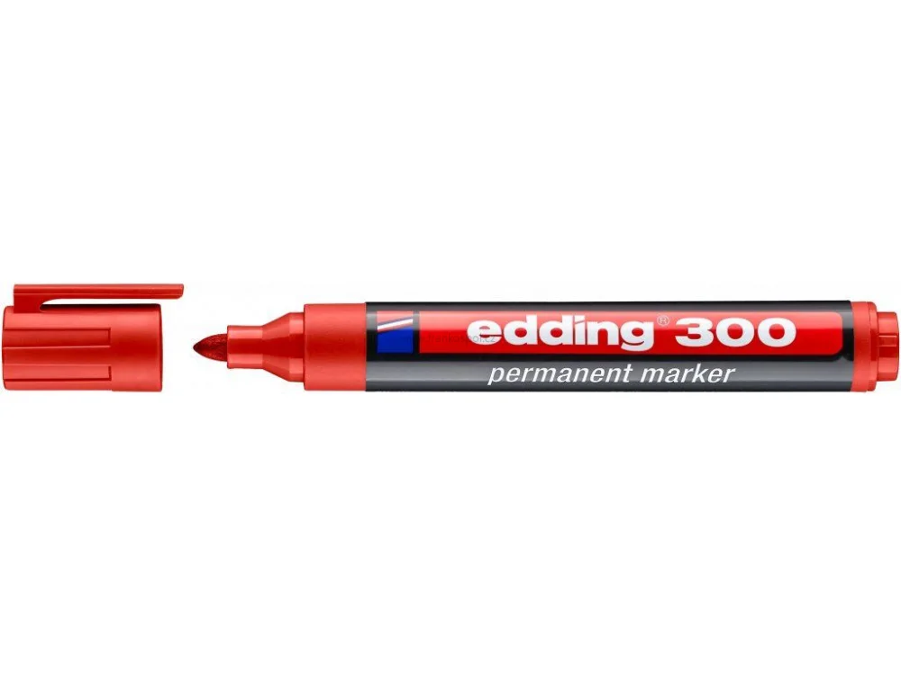 Ihned K Objednání Popisovač EDDING 300, permanentní, červený