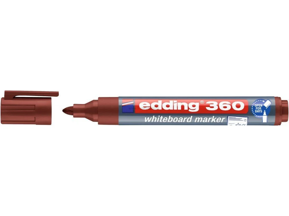 Popisovač EDDING 360 na bílé tabule, hnědý Značkový