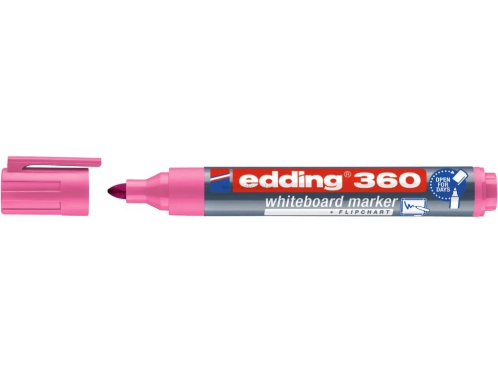 Popisovač EDDING 360 na bílé tabule, růžový Aktuální