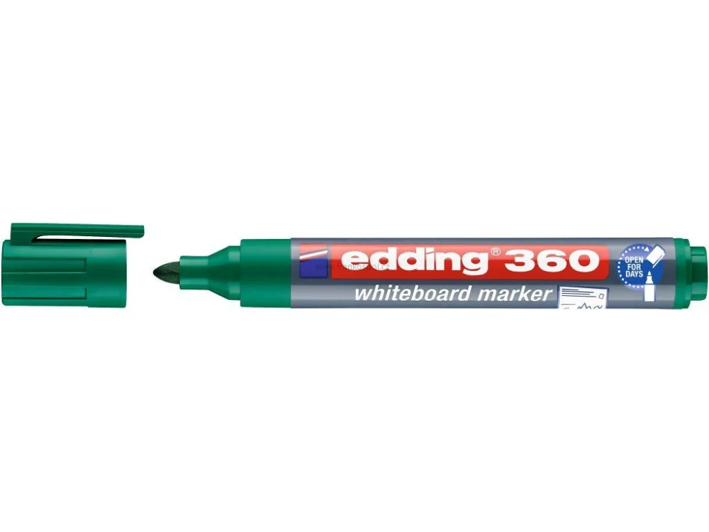 Popisovač EDDING 360 na bílé tabule, zelený Vysoce Kvalitní