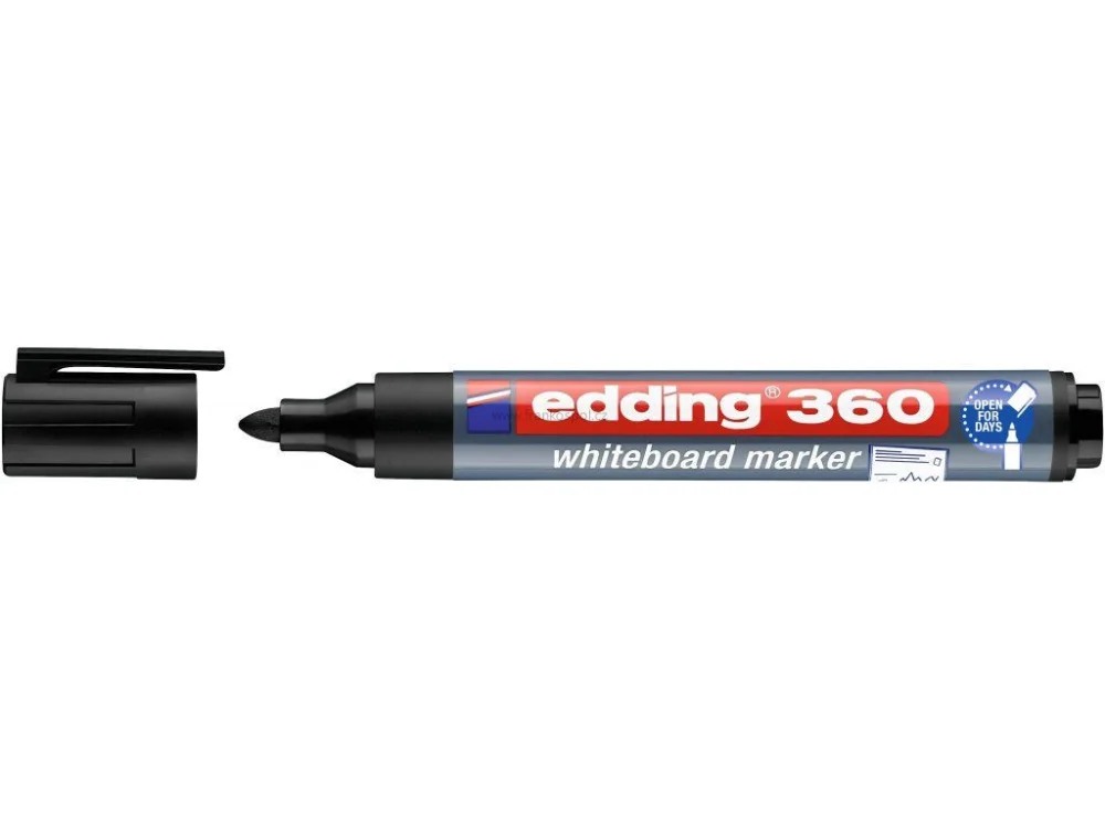 Expresní Doručení Popisovač EDDING 360 na bílé tabule, černý
