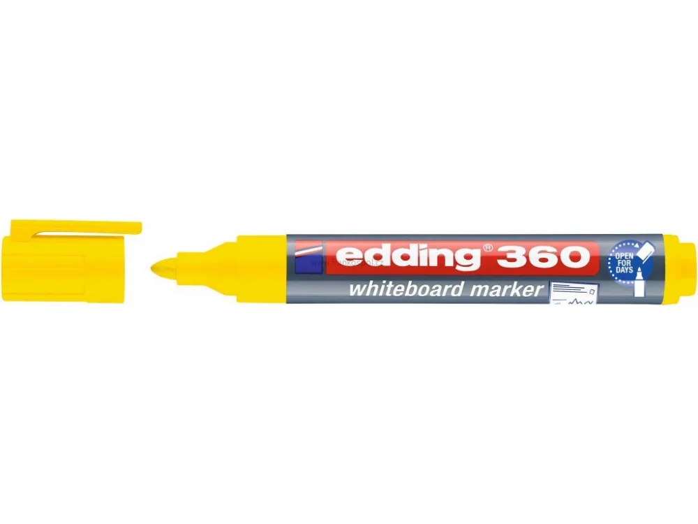 Popisovač EDDING 360 na bílé tabule, žlutý Novinka