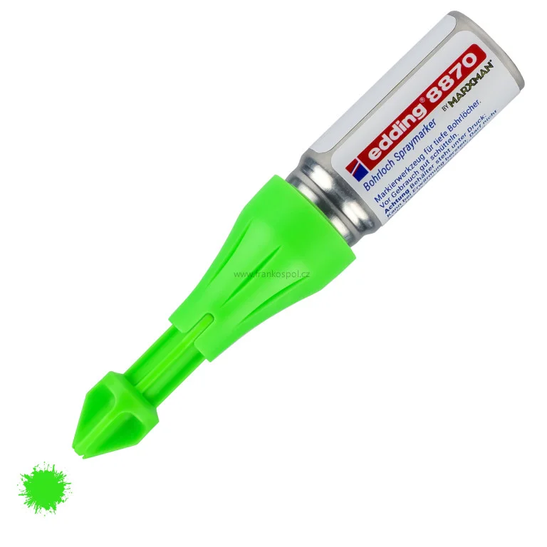 Poslední Šance Popisovač EDDING 8870 průmyslový, pro značení otvorů, fluo zelený
