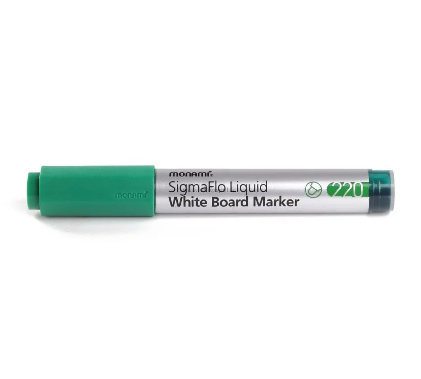 Akční Cena Popisovač MONAMI 220 SigmaFlo Liquid na bílé tabule, zelený